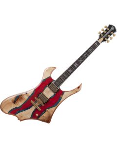 Wylde Audio Goregehn Blood River Burl Guitar sku number SCHECTER4578