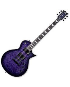 ESP LTD Deluxe EC-1000QM See Thru Purple Sunburst Guitar sku number LEC1000QMSTPSB