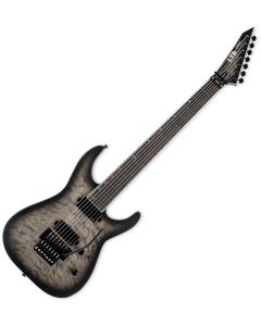 ESP LTD M-1007B Baritone Guitar Charcoal Burst Satin sku number LM1007BQMCHBS