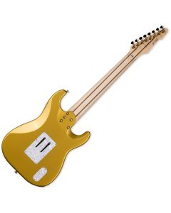 ESP LTD JRV-8FR Javier Reyes Lefty Guitar Metallic Gold sku number LJRV8MGOLH