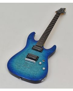 Schecter C-6 Plus Guitar Ocean Blue Burst B-Stock 0089 sku number SCHECTER443.B 0089