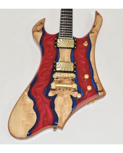 Wylde Audio Goregehn Blood River Burl Guitar B0118 sku number SCHECTER4578-B0118