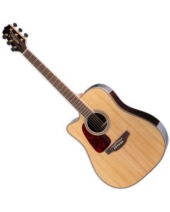 Takamine GD93CE Acoustic Electric Lefty Guitar Natural Finish sku number TAKGD93CELHNAT