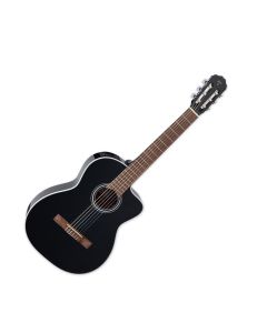 Takamine GC2CE Acoustic Electric Classical Guitar Black Finish sku number TAKGC2CEBLK