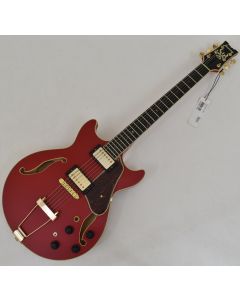 Ibanez AMH90CRF Cherry Red Flat Artcore Guitar B-Stock sku number AMH90CRF-0748