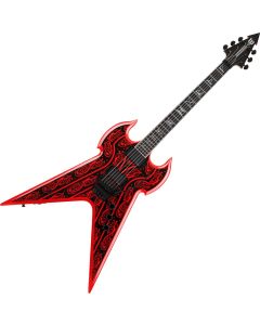 Wylde Audio Warhammer FR Nose Dragon Red Pinstripe Guitar sku number SCHECTER4580