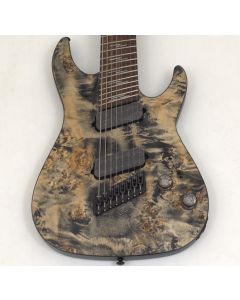 Schecter Omen Elite-8 Multiscale Guitar Charcoal B-Stock 0376 sku number SCHECTER2466-B0376