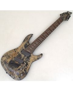 Schecter Omen Elite-8 Multiscale Guitar Charcoal B-Stock 0376 sku number SCHECTER2466-B0376