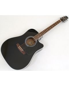 Takamine EF341SC Acoustic Guitar in Black B Stock 0465 sku number JTAKEF341SC-B0465