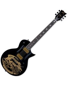 ESP LTD WA-Warbird Black Gold Will Adler Guitar sku number LWAWARBIRDBLKG