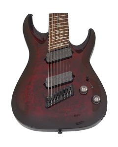 Schecter Omen Elite-8 Multiscale Guitar Black Cherry Burst B-Stock 0276 sku number SCHECTER2465-B0276