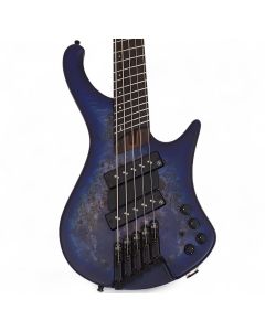 Ibanez EHB1505MS Headless 5 String Bass Pacific Blue Burst Flat B-Stock sku number EHB1505MSPLF-B9932