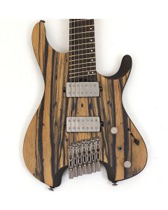 Ibanez QX527PE Headless 7 String Guitar Natural Flat B-Stock sku number QX527PENTF-B0656