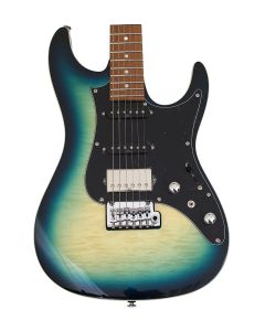 Ibanez AZ24P1QM Premium Guitar Deep Ocean Blonde B-Stock sku number AZ24P1QMDOB-B7268