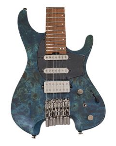 Ibanez Q547PB Headless 7 String Guitar Cosmic Blue B-Stock sku number Q547PBCOL-B8603