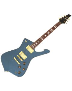 Ibanez IC420 Iceman Guitar Antique Blue Metallic B-Stock sku number IC420ABM-B0292