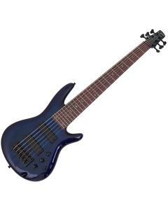 Ibanez ANB306 Adam Nitti 6 String Bass Transparent Blue B-Stock sku number ANB306-B9054