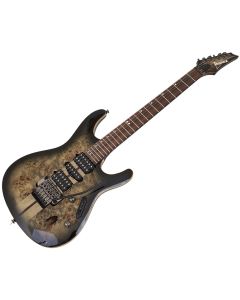 Ibanez S1070PBZ Premium Guitar Charcoal Black Burst B-Stock sku number S1070PBZCKB-B9224