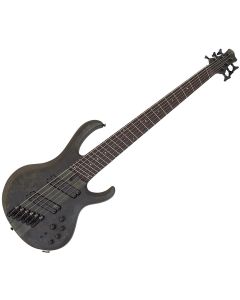 Ibanez BTB806 Multi-Scale 6 String Bass Transparent Gray Flat B-Stock sku number BTB806MSTGF-B5169