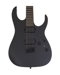 Ibanez RGRTB621 Iron Label Guitar Black Flat B Stock sku number RGRTB621BKF-B1459