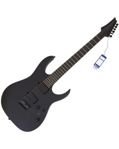 Ibanez RGRTB621 Iron Label Guitar Black Flat B Stock sku number RGRTB621BKF-B1459