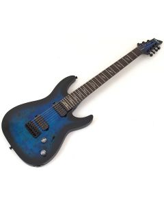 Schecter Omen Elite-7 Guitar Blue Burst B-Stock 0136 sku number SCHECTER2458-B0136