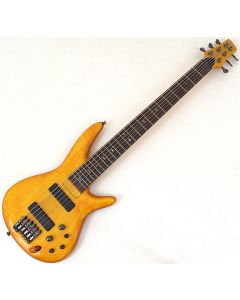 Ibanez GVB36 AM Gerald Veasley Bass Amber B-Stock sku number GVB36AM-B8176