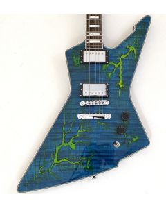Schecter E-1 FR-S Electro Resin Guitar Transparent Blue B-Stock 0499 sku number SCHECTER603-B0499