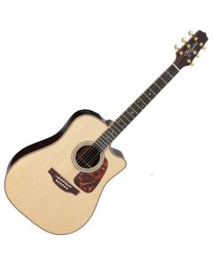 Takamine P7DC Pro Series 7 Acoustic Guitar in Natural Gloss Finish sku number TAKP7DC