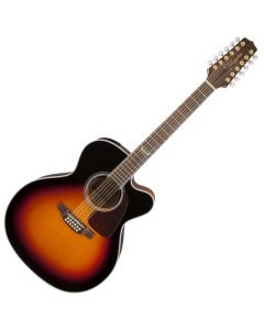 Takamine GJ72CE-12BSB G-Series G70 12 String Acoustic Guitar in Brown Sunburst Finish sku number TAKGJ72CE12BSB