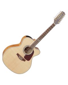 Takamine GJ72CE-NAT G-Series G70 Cutaway Acoustic Electric Guitar in Natural Finish sku number TAKGJ72CENAT