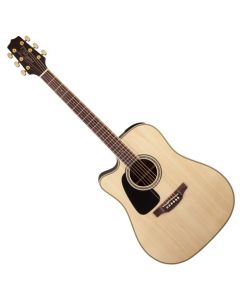 Takamine GD51CELH-NAT G-Series G50 Cutaway Left Handed Acoustic Electric Guitar in Natural Finish sku number TAKGD51CELHNAT
