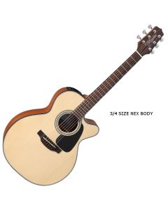 Takamine GX18CE-NS G-Series Mini Acoustic Guitar in Natural Finish sku number TAKGX18CENS