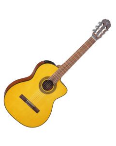 Takamine GC1CE-NAT G-Series Classical Acoustic Electric Guitar in Natural Finish sku number TAKGC1CENAT