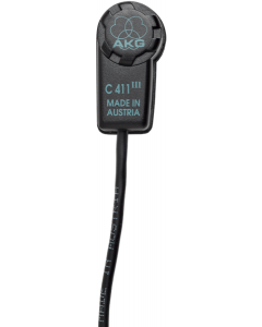 AKG C411 PP High-Performance Miniature Condenser Vibration Pickup sku number 2571H00040