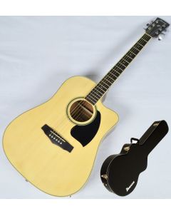 Ibanez PF15ECEWC-NT PF Series Acoustic Guitar in Natural High Gloss Finish SA141202029 sku number PF15ECEWCNT.B 2029