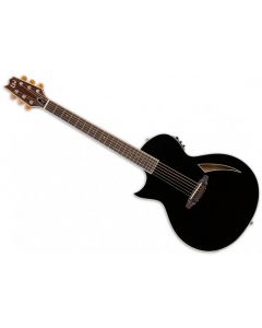 ESP LTD TL-6 LH Steel String Acoustic Left-Handed Electric Guitar in Black Finish sku number LTL6BLKLH