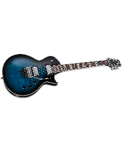 ESP LTD Alex Skolnick AS-1 FR Electric Guitar in Black Aqua Sunburst sku number LAS1FRFMBLKAQSB