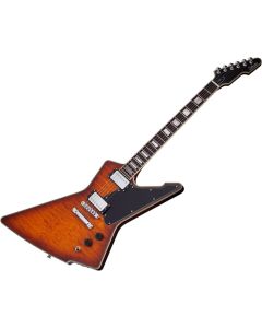 Schecter E-1 Custom Special Edition Electric Guitar in Vintage Sunburst Finish sku number SCHECTER3105