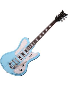 Schecter Ultra-III Electric Guitar in Vintage Blue Finish sku number SCHECTER3155