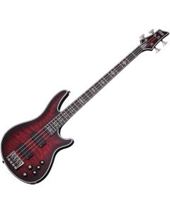 Schecter Hellraiser Extreme-4 Electric Bass Crimson Red Burst Satin sku number SCHECTER1910