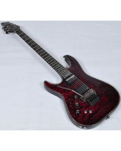 Schecter Hellraiser C-1 FR Sustainiac Left Handed Electric Guitar Black Cherry sku number SCHECTER1828