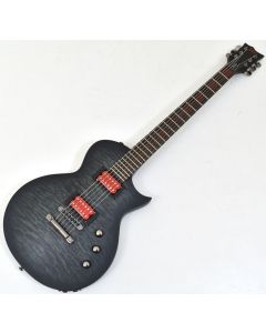 ESP LTD BB-600 Baritone Electric Guitar See Thru Black Sunburst Satin B-Stock sku number LBB600BQMSTBLKSBS.B