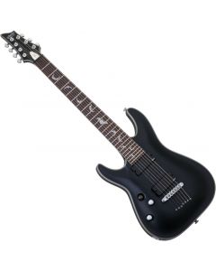 Schecter Damien Platinum-7 Left-Handed Electric Guitar Satin Black sku number SCHECTER1186
