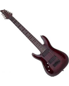 Schecter Hellraiser C-8 Left-Handed 8-String Electric Guitar Black Cherry sku number SCHECTER133