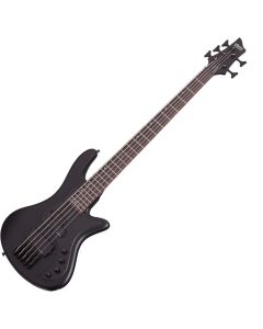 Schecter Stiletto Stealth-5 Electric Bass Satin Black sku number SCHECTER2523