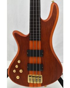 Schecter Stiletto Studio-4 FL Left-Handed Electric Bass Honey Satin sku number SCHECTER2765