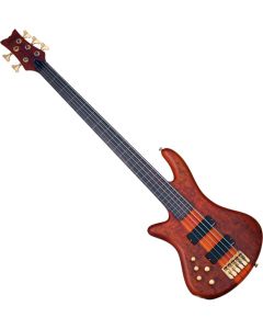 Schecter Stiletto Studio-5 FL Left-Handed Electric Bass Honey Satin sku number SCHECTER2775