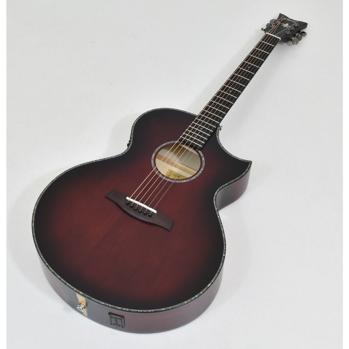 Schecter Orleans Stage Acoustic Guitar Vampyre Red Burst Satin B Stock