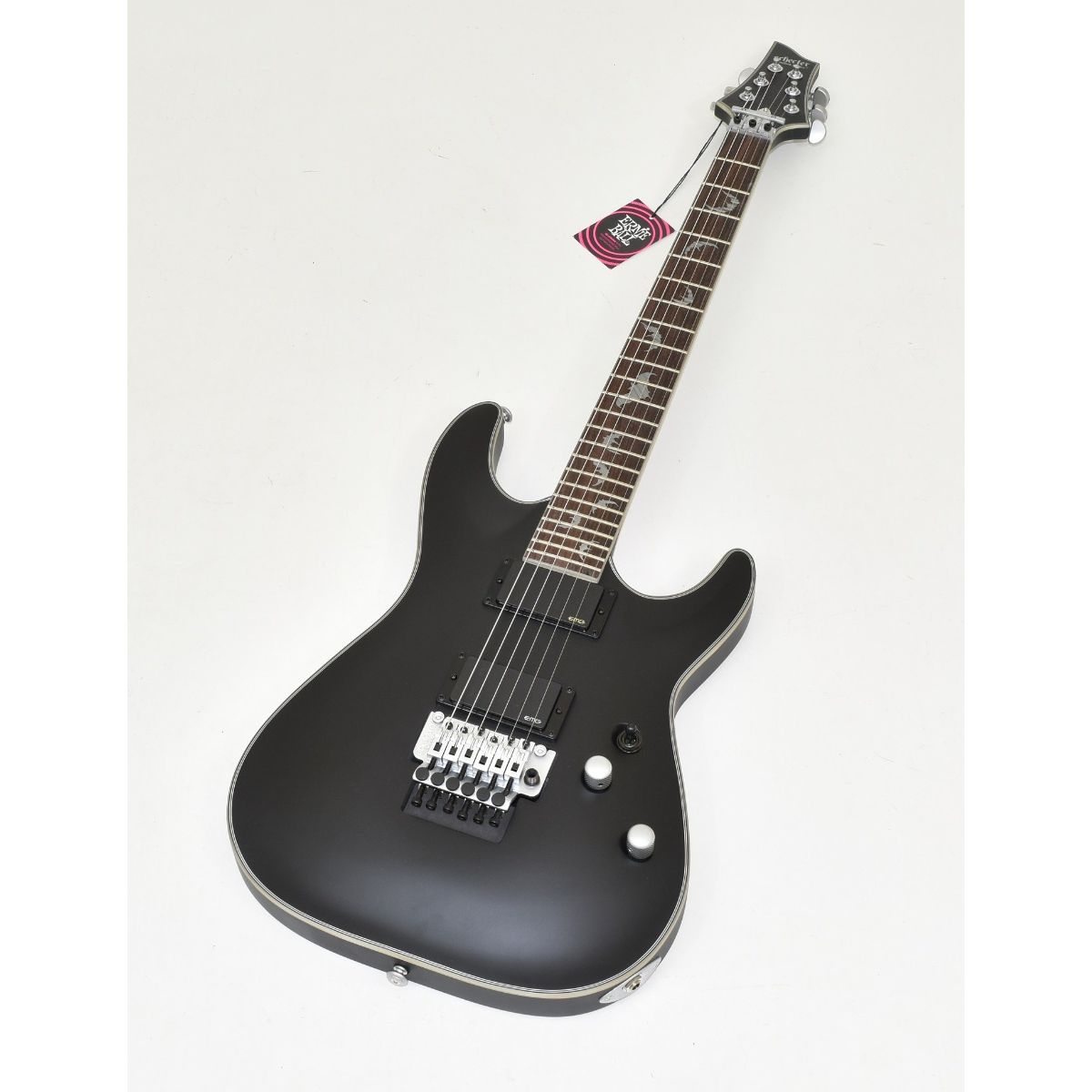 Schecter Damien Platinum-6 FR Guitar Satin Black B-Stock 1558 | Las Ve